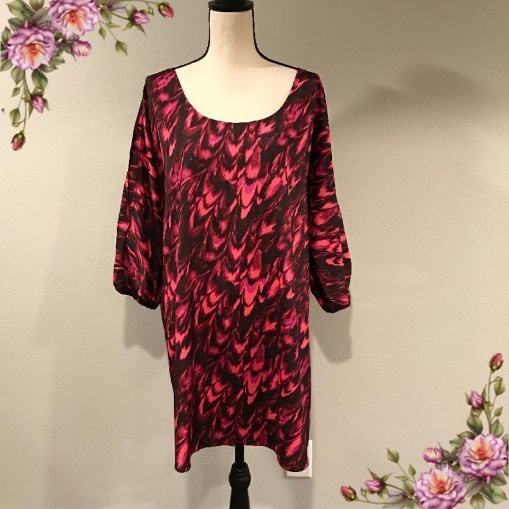 Express Long sleeve loose fit mini dress‎